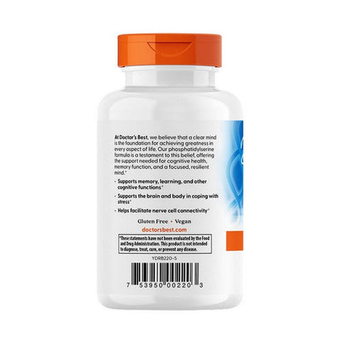 Doctors Best, Phosphatidylserine With SerinAid, 100 mg, 120 Veggie Caps Doctors Best