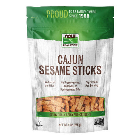 Now Foods, Cajun Sesame Sticks, 9 Oz Now Foods