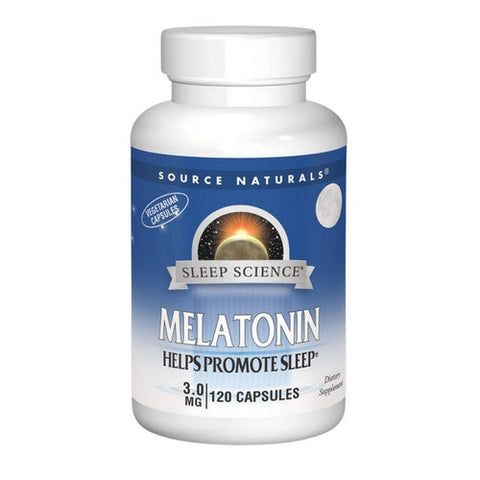 Timed Release Melatonin 120 caps by Source Naturals