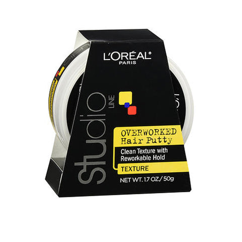 L'oreal, Studio Line Overworked Hair Putty Reworkable Hold, 1.7 Oz L'oreal