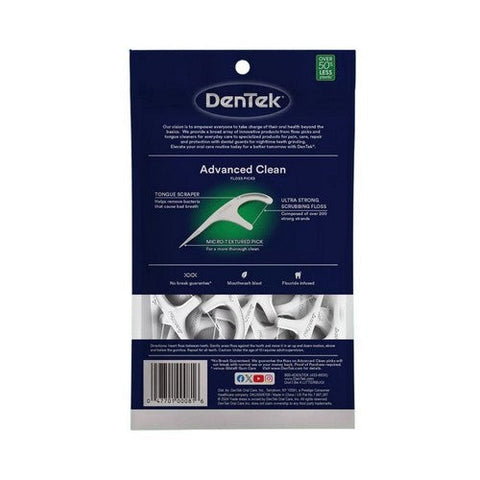Dentek, Triple Clean Advanced Clean Floss Picks Mouthwash Blast, 90 Count Dentek