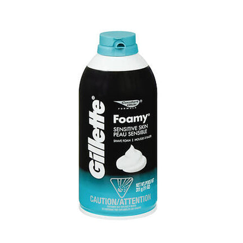 Gillette, Foamy Shave Foam Sensitive Skin, 11 oz Gillette